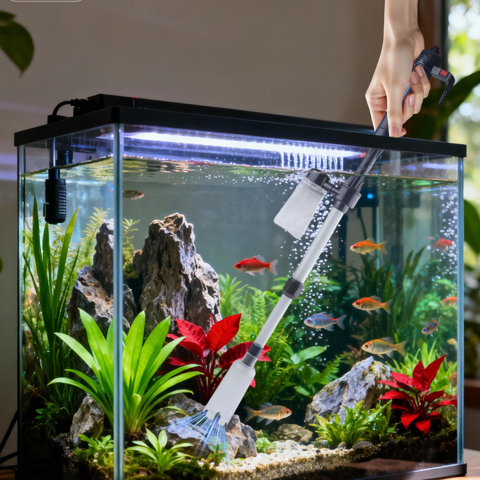 Marine Aquarium - Alat Pembersih Akuarium 3 in 1,