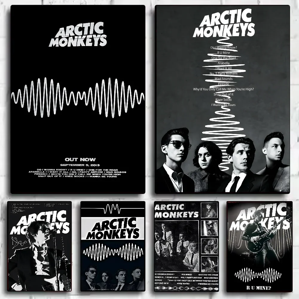 Live Rock - Poster Sampul Musik Band Rock A-Arctic