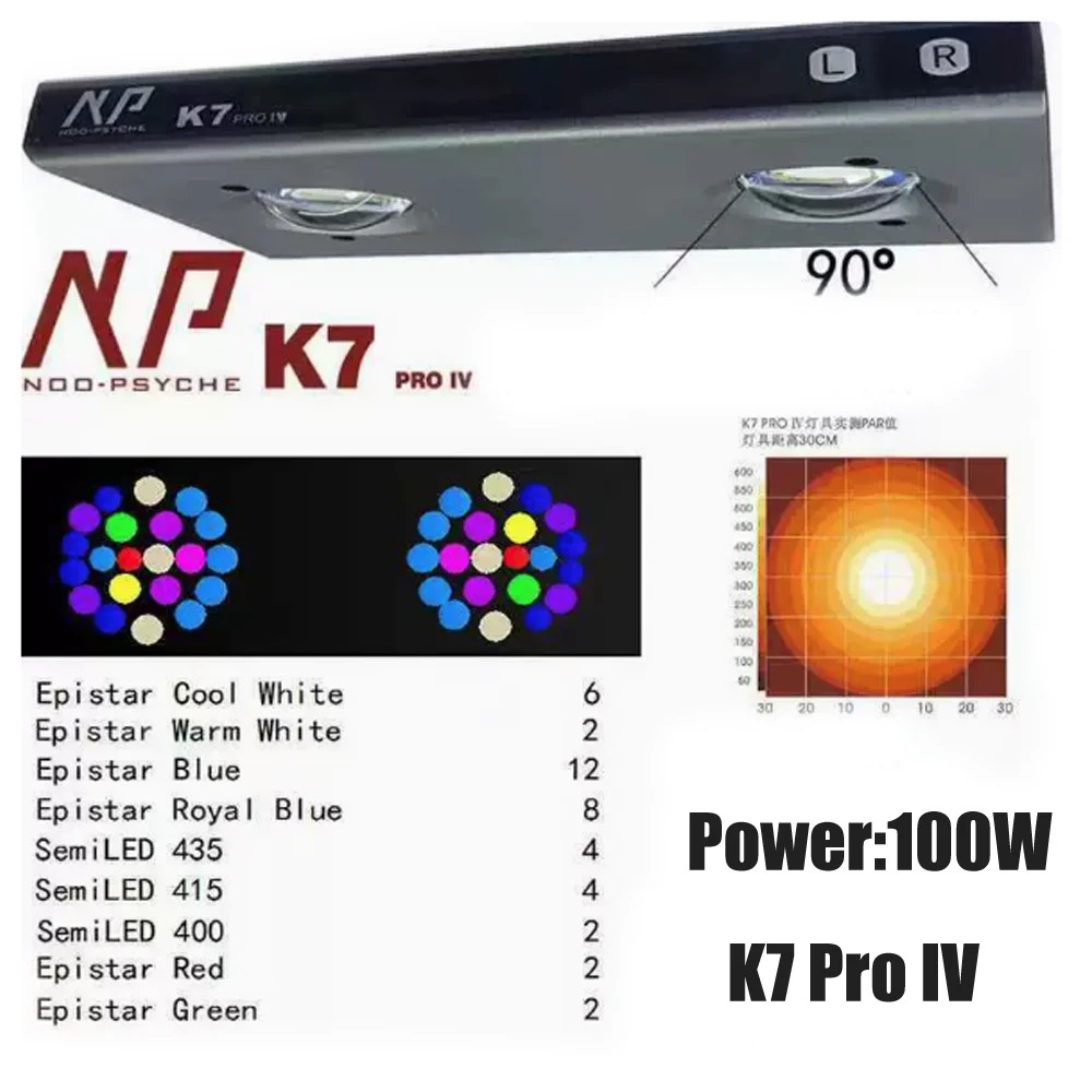 Reef Aquarium - Lampu LED Akuarium Air Asin Spektrum