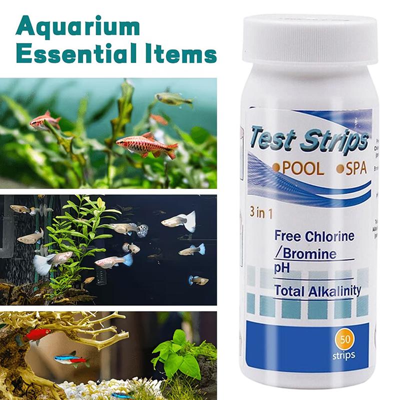 Strip Tes Air Akuarium 8 in 1, - Reef Aquarium ulasan dan harga