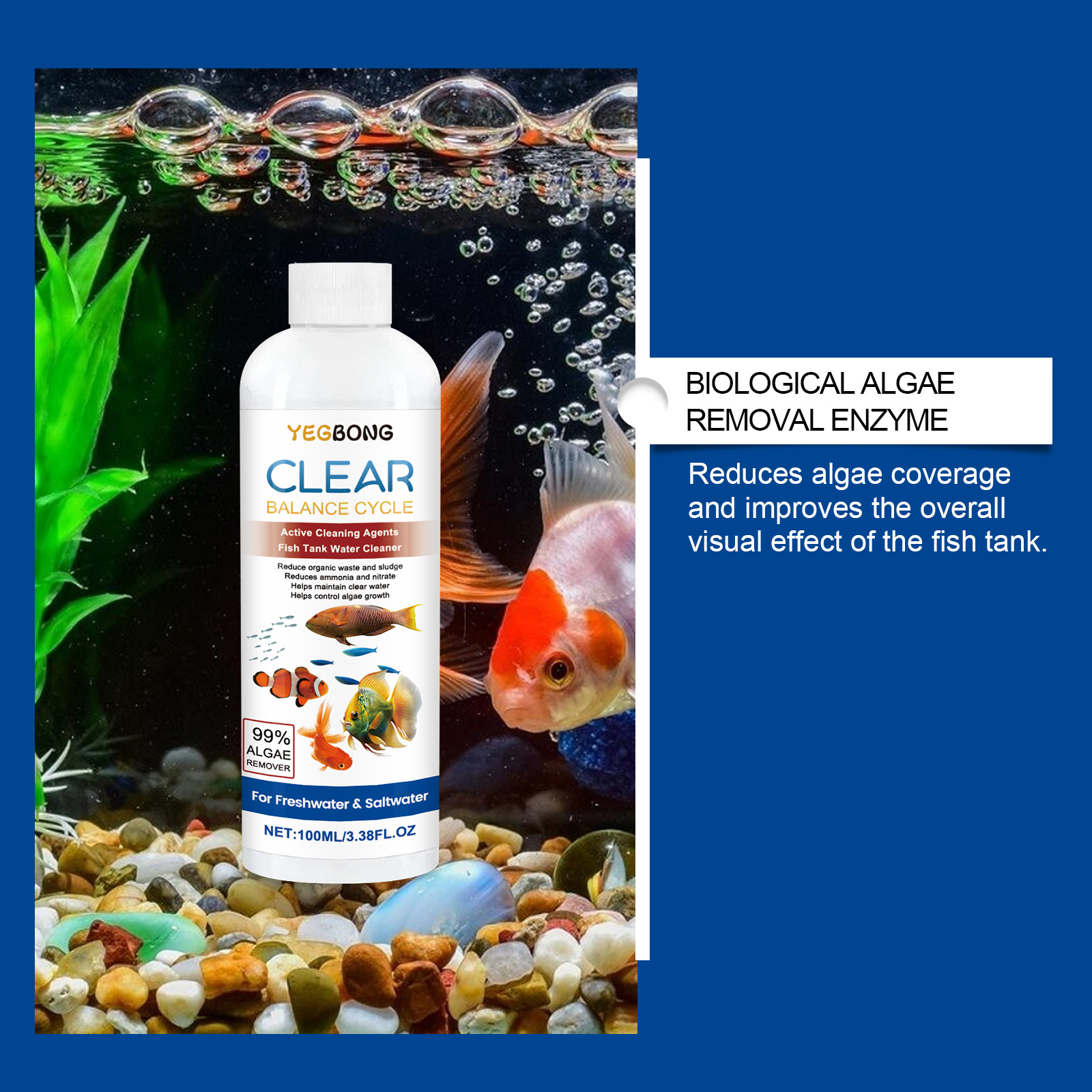 Klarifikasi Air Akuarium 100Ml - Ocean Aquarium ulasan dan harga
