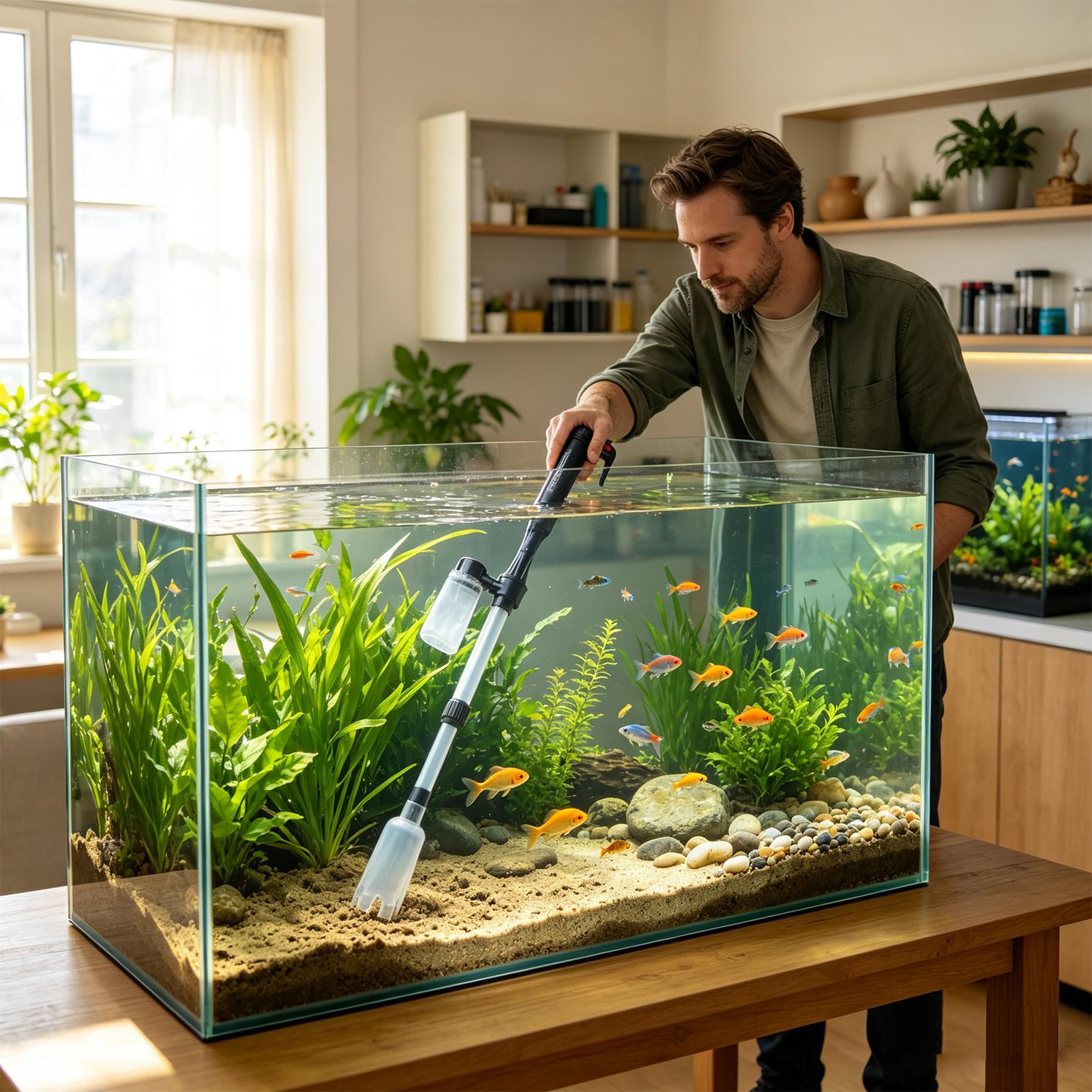 Alat Pembersih Akuarium 3 in 1 - Marine Aquarium ulasan dan harga