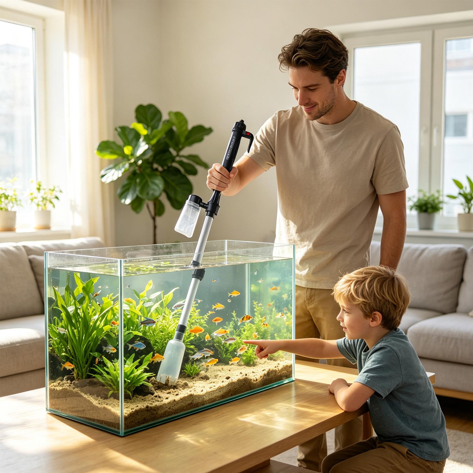 Alat Pembersih Akuarium 3 in 1 - Marine Aquarium ulasan dan harga