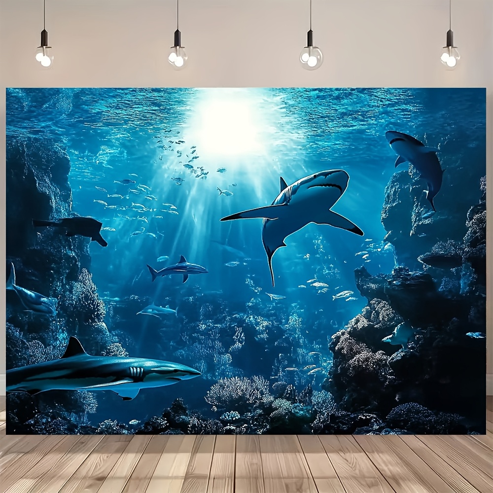 Tapestry Dinding Hiu Laut Dala - Ocean Aquarium ulasan dan harga