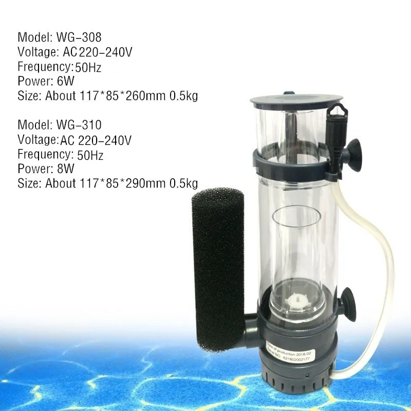 6W/8W BOYU Protein Skimmer Fil - Marine Coral ulasan dan harga