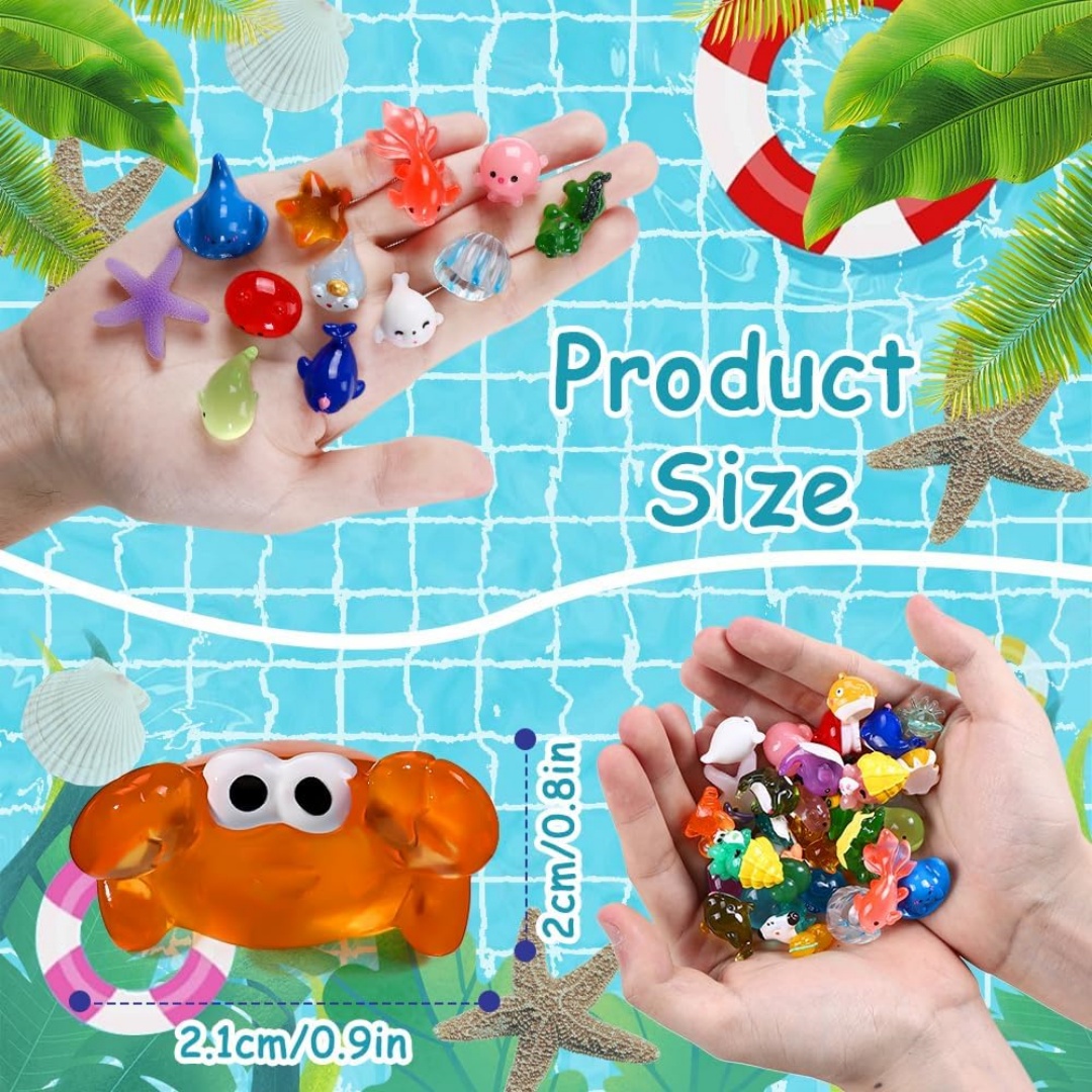 Patung Resin Hewan Laut Mini M - Aquarium Marine World ulasan dan harga
