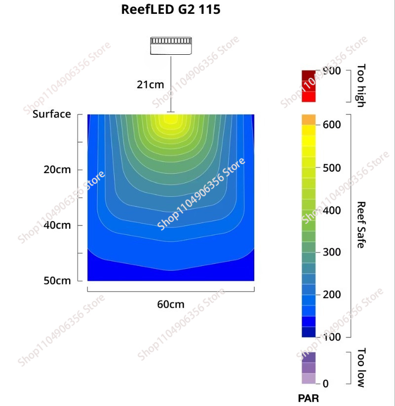 Lampu Akuarium LED 60w Terbaru - Reef Aquarium ulasan dan harga