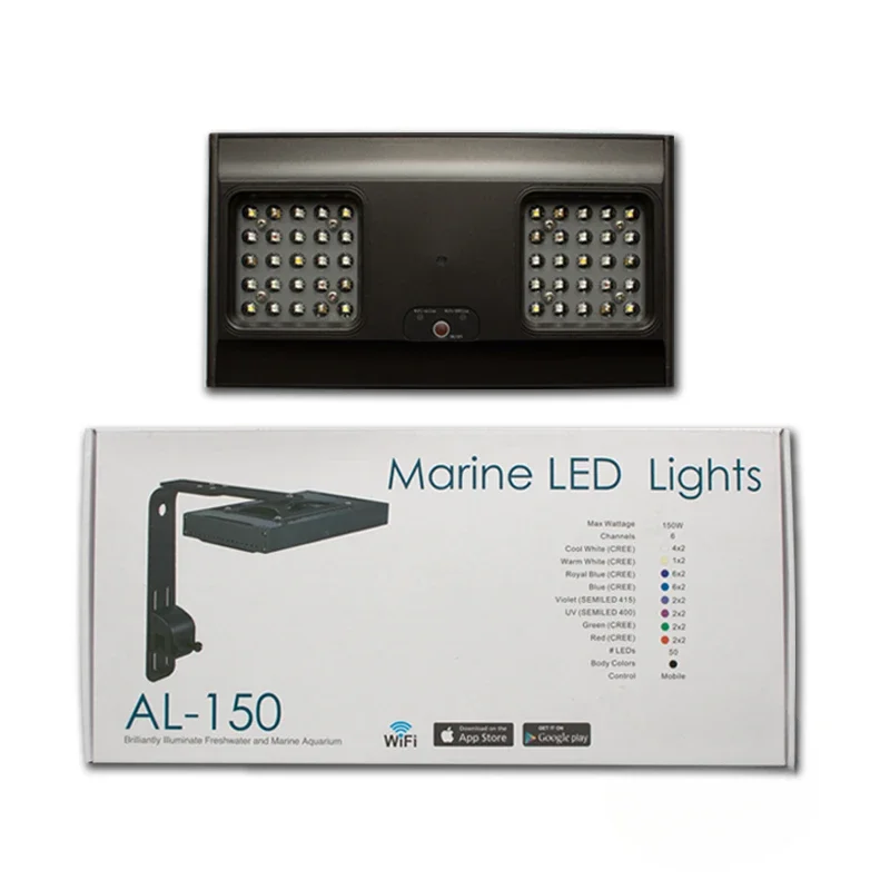 Baru Jebao WIFI LED Lampu Kara - Reef Lighting ulasan dan harga