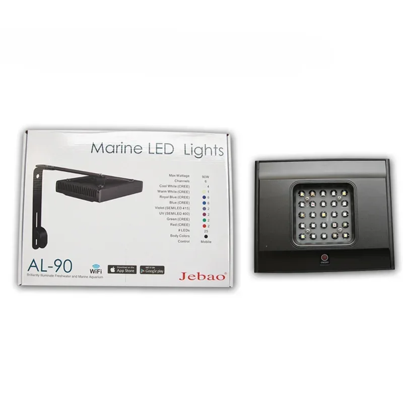 Baru Jebao WIFI LED Lampu Kara - Reef Lighting ulasan dan harga
